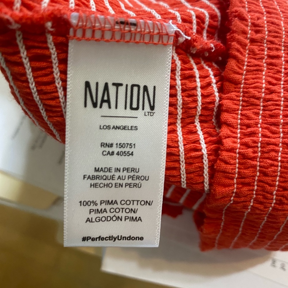 NATION LTD RED TANK TOP - Picture 5 of 5